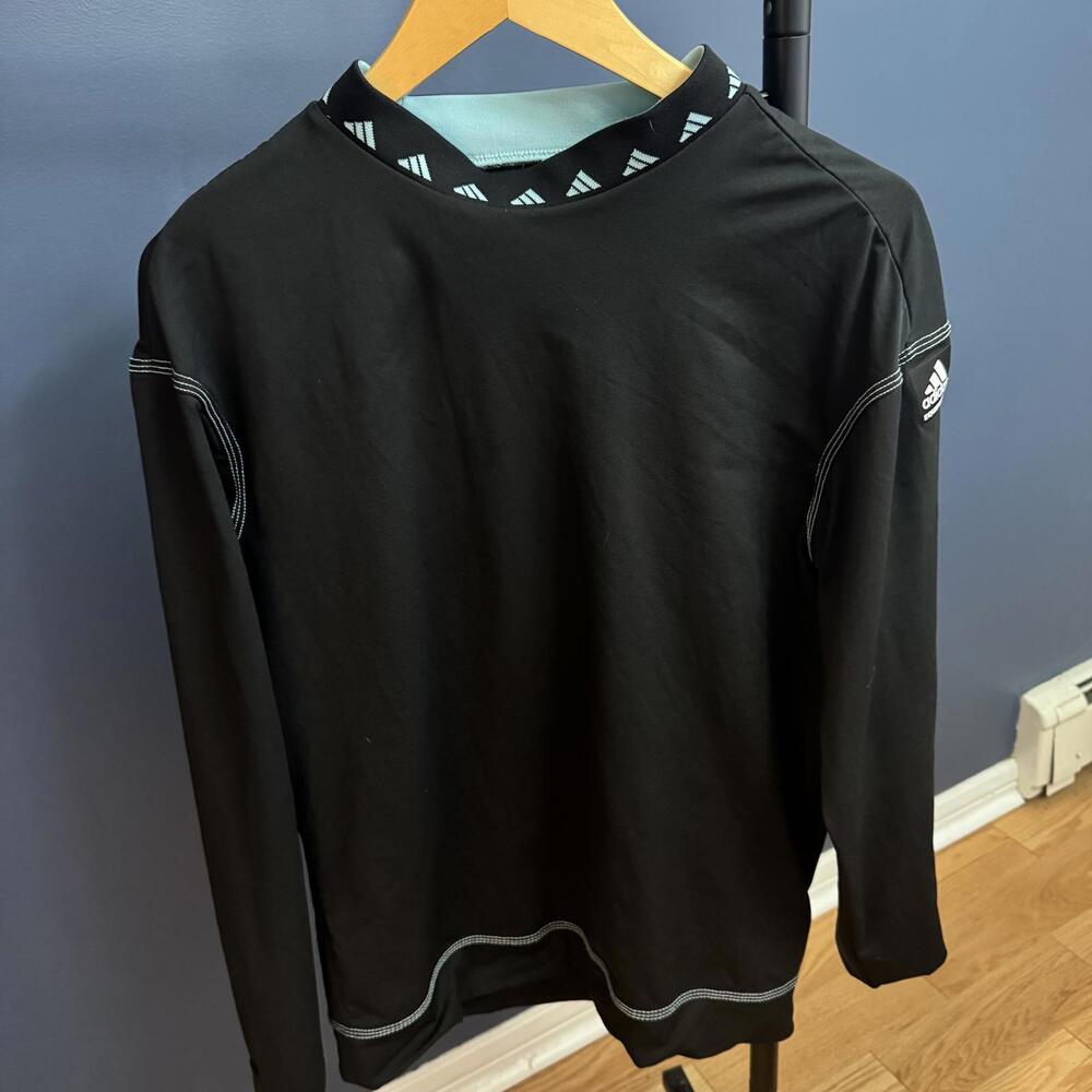Adidas Primegreen Equipment, Long Sleeve Golf Shirt, Mens Small